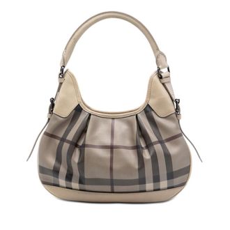 Burberry Pre-owned Burberry Smoke Check Coated Canvas Brooklyn Hobo Ladies 1RRUXCJ20RNNBHBZ