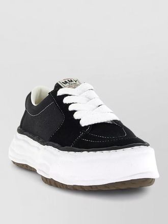 Miharayasuhiro leather low-top sneakers