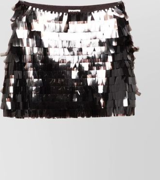 Staud sequin mini skirt