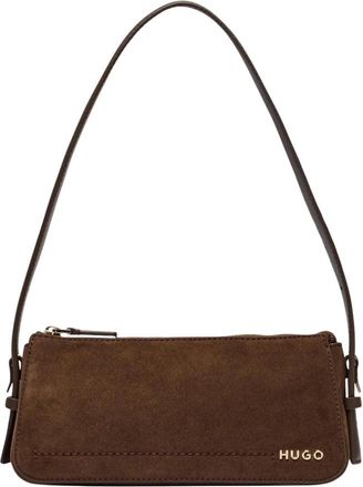 HUGO BOSS Tassen.. - Dames - Schoudertassen - Bruin - ONE Size - Leer - Tassen
