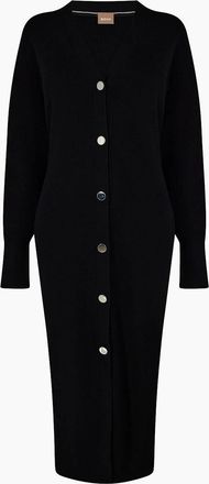 HUGO BOSS Womens Womens 10250220 01 Slip Dress - Black - Size: 14