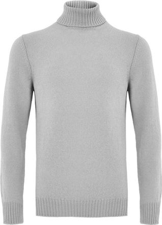 Gran Sasso Wollen coltrui - Heren - Coltruien - Grijs - 3XL - Wol - Truien & Vesten
