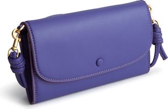 Vera Bradley Outlet Leather Wildwood Wallet Crossbody Bag