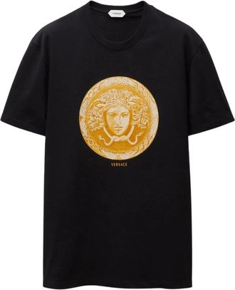 Versace Hombre, Camisetas, Negro, Talla: M