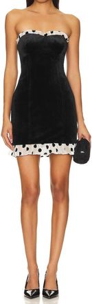 For Love & Lemons Melrose Mini Dress In Black