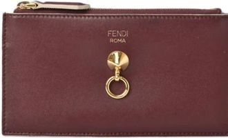 Fendi Tweedehands leren portemonnees - Dames - Vintage Accessoires - Bruin - ONE Size - Vintage