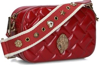 Kurt Geiger Tassen, Dames, Rood, ONE Size, Wol, Rode Schoudertas voor Vrouwen