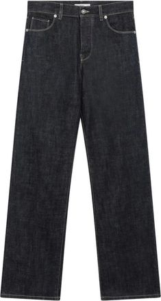 Fendi Lange Jeans - Dames - Regular Fit Jeans - Blauw - W26 - Katoen - Jeans