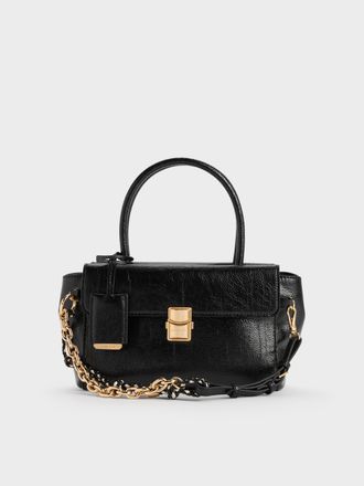 Charles & Keith Acelynn Rope-Chain Tote Bag