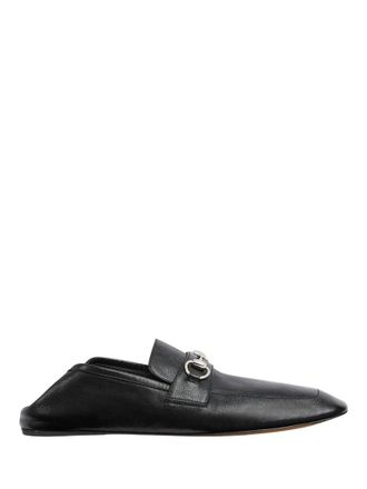 Gucci Black Leather Loafers