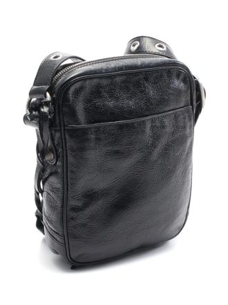 Balenciaga 2020s leather shoulder bag - Black