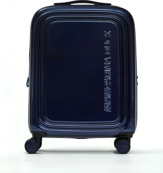 Mandarina Duck Koffers, unisex, Blauw, ONE Size, Slim en praktisch Logoduck+ Trolley