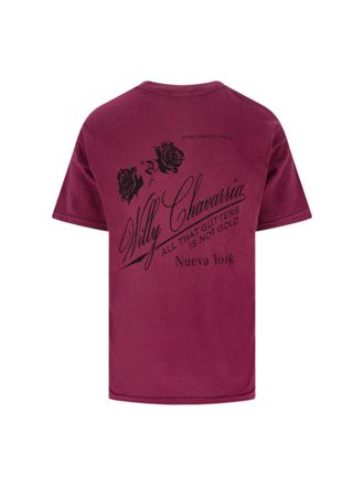 Willy Chavarria Mens T-Shirts And Polos Red Cotton
