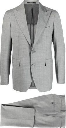 Tagliatore Single-breasted Pak - Heren - Business pakken - Grijs - S - Katoen - Kostuums