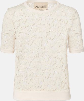 Valentino Mossi lace top