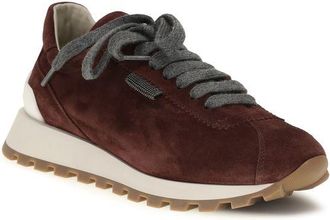Brunello Cucinelli Runner Sneaker - Bordeaux
