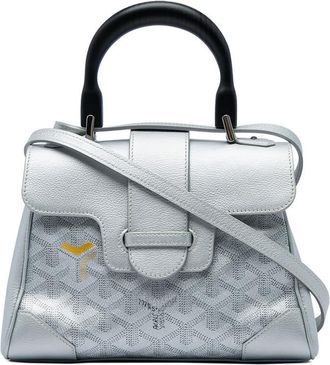Goyard Pre-owned Goyard Mini Goyardine Precious Metals Saigon Souple Satchel Ladies 74YR5RTSXCTMNTAL