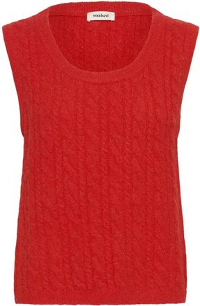 Soaked In Luxury Donna, Maglie, Rosso, L, new