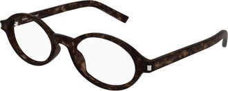 Saint Laurent Modieuze Bril SL 751 Jeanne - Dames - Brillen - Bruin - 50 MM - Accessoires
