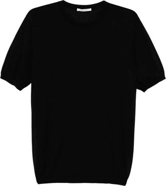 KANGRA T-Shirts, male, Black, Size: 2XL Black Crew Neck Short Sleeve T-shirt