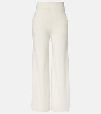 Max Mara Piega cashmere wide-leg pants
