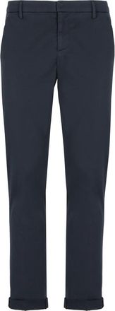 Dondup Heren, Broeken, Blauw, Maat: W30 Katoen