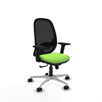 Piqueras y Crespo Silla De Oficina Piqueras Y Crespo Cilanco Negro Soporte Lumbar Ajustable