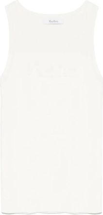 Max Mara Tops, Dames, Wit, M, Luxe Topkleding voor Vrouwen