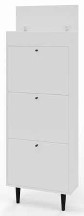 OEM Zapatero Blanco Dotti 531 Con Compartimento De Almacenamiento