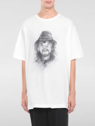 Yohji Yamamoto T-shirt over stampata in cotone Yohji Yamamoto