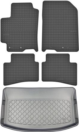 OEM Kia Rio Iv Yb Hatchback Desde Septiembre De 2020. Juego De Alfombrillas De Goma Para Coche Y Alfombrilla Para Maletero