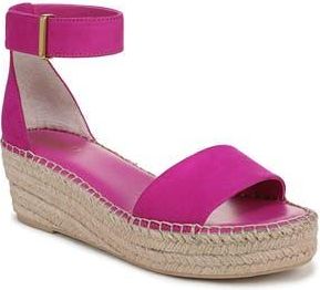 Franco Sarto Pela Espadrille Platform Sandal in Fuchsia at Nordstrom Rack, Size 6.5