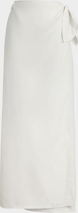 Ralph Lauren Collection Trina Linen Maxi Skirt