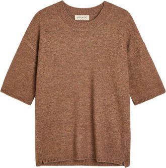 Free People Margot Knit Jumper - Brown - XL (UK 20-22 / XL)