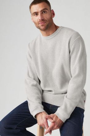 Levi's Camiseta t&eacute;rmica de manga larga relajada - Hombre - 2XL - Gris / Light Grey Htr Bros Bc03