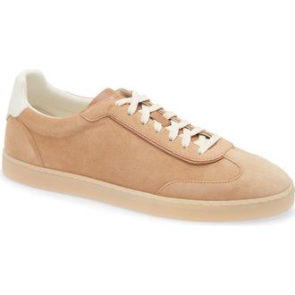 Brunello Cucinelli T-Toe Low Top Sneaker in Cfj44 Light Tan Brown at Nordstrom, Size 11Us