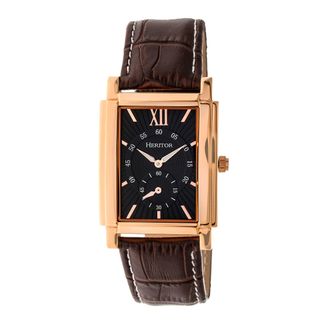 Heritor Frederick Leather-Band Watch