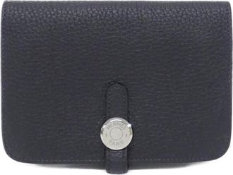 Herm&egrave;s Dogon Togo Leather Wallet (Bi-Fold) (Pre-Owned)