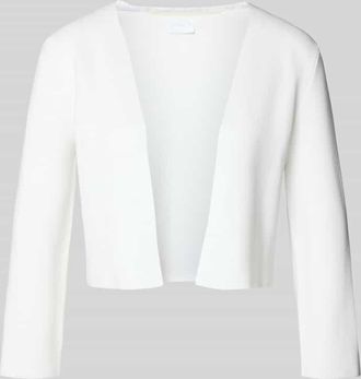 Jake*s Regular Fit Bolero aus Viskose-Mix in Strick-Optik in Offwhite, Gr&ouml;&szlig;e 32