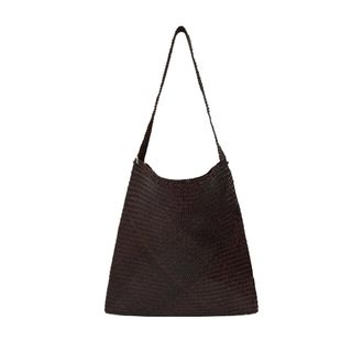 Dragon Diffusion Ars Geweven Schoudertas - Dames - Tassen - Bruin - Maat: ONE Size Leer