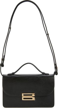 Victoria Beckham The Mini Dorian Leather Shoulder Bag in Black at Nordstrom