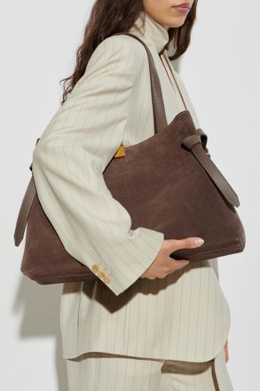 Yuzefi Gyoza Tote Bag, Womens, Brown
