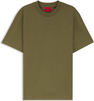 HUGO BOSS Relaxed-fit cotton-jersey T-shirt with logo print