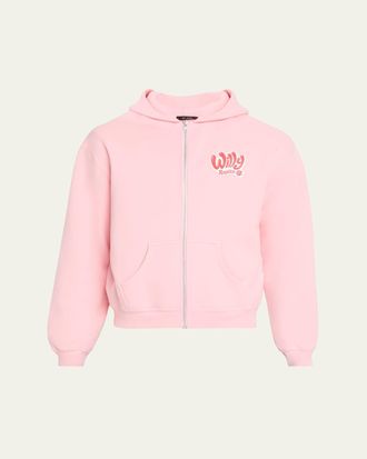 Willy Chavarria Mens Willy Ropita Full-Zip Hoodie