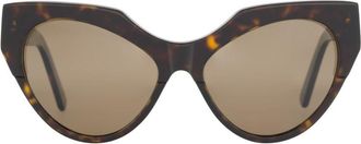 Andy Wolf Brown Acetate Womens Sunglasses