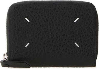 Maison Margiela Portemonnee - Dames - Portefeuilles - Zwart - ONE Size - Leer - Accessoires