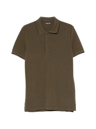 Tom Ford Piquet-Baumwoll-Poloshirt