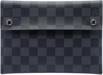 Louis Vuitton Pre-owned Alpha Pochette MM - Heren - Vintage Clutch - Zwart - ONE Size - Vintage