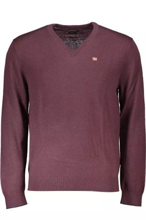 Napapijri V-hals Trui Katoenen Breiwerk