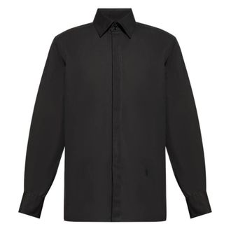 Saint Laurent Cassandre Poplin Shirt, Brand Size 38 (Neck 15.8)